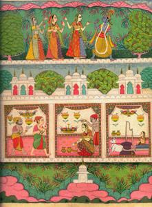 Indian Miniature paintings from Datia