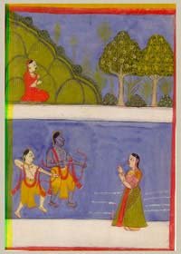 indian miniature Valmiki Ramayana