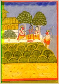 indian miniature Valmiki Ramayana