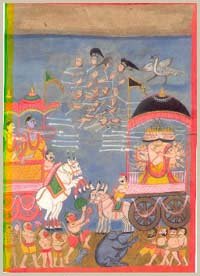 indian miniature Valmiki Ramayana